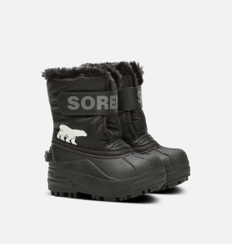 Sorel Toddler Commander™ - Kids Snow Boots Black - 708245HUQ